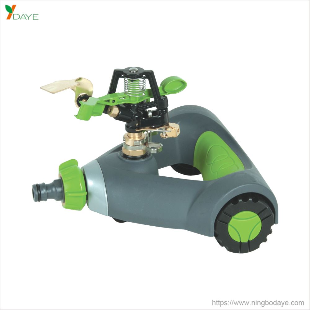 DY6023 Metal impulse sprinkler with luxury PT base