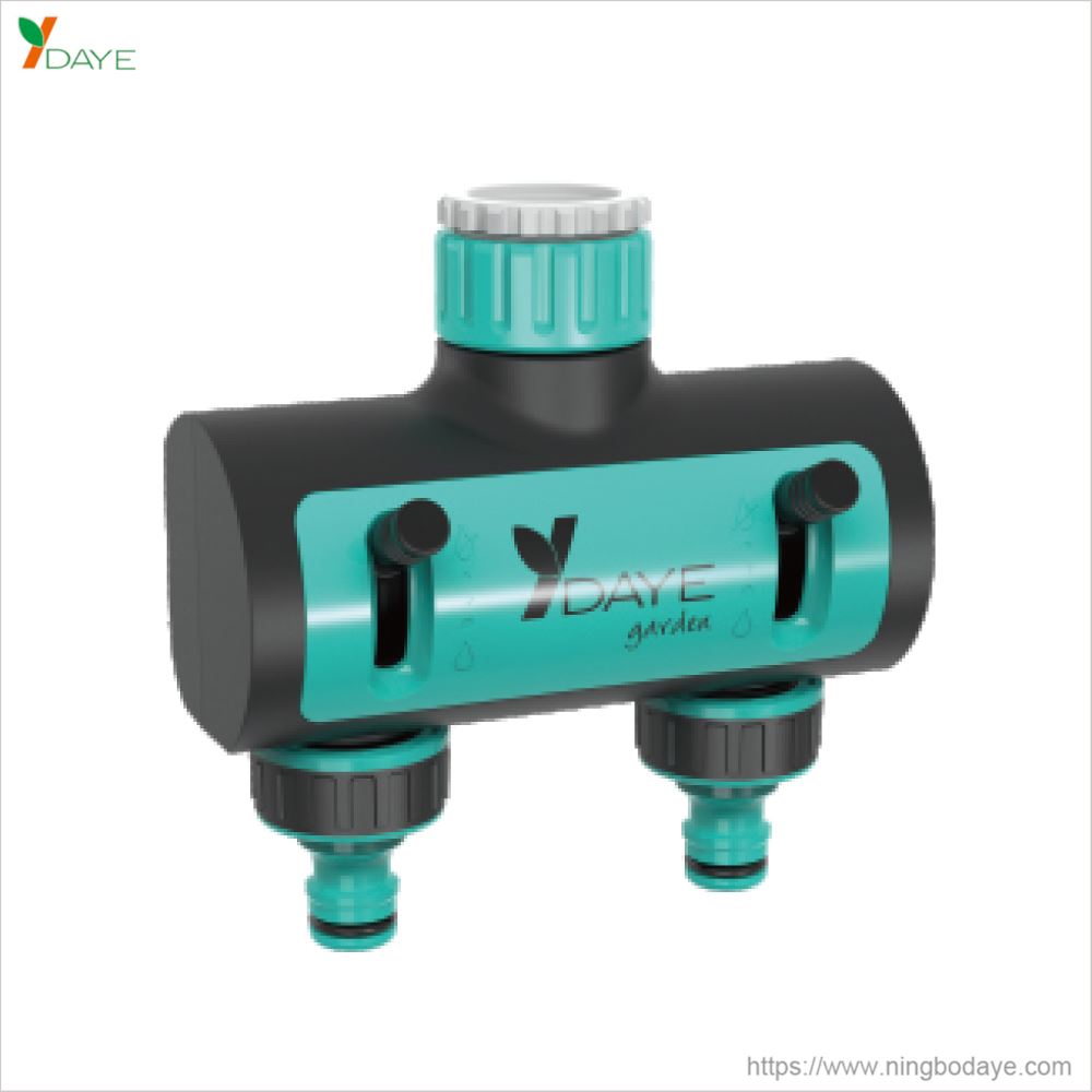 DY8005G_2DY8017G Deluxe 2 way tap adaptor